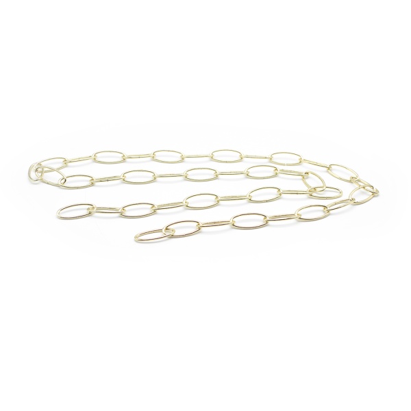 Цепь подвесная 125 см (золотистая)