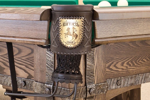 Бильярдный стол для пула "Витязь-Премиум" (8 футов, дуб, сланец 25мм)