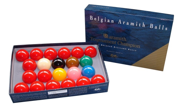 Комплект шаров 52.4 мм "Aramith Tournament" с поддоном