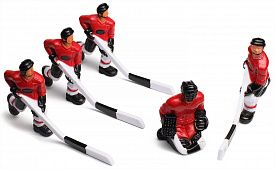 Команда игроков для хоккея "Red Machine", красный