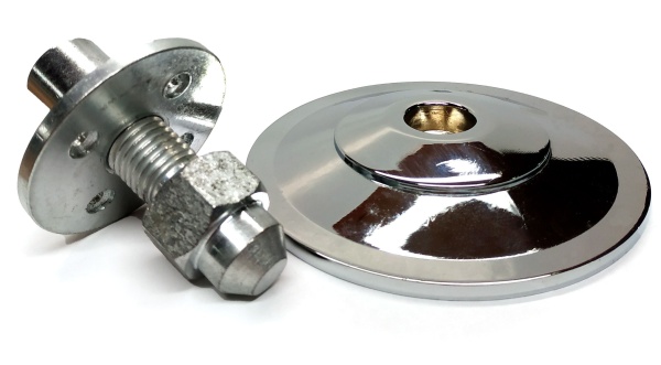 Опора регулируемая / пирамида хром D14 см