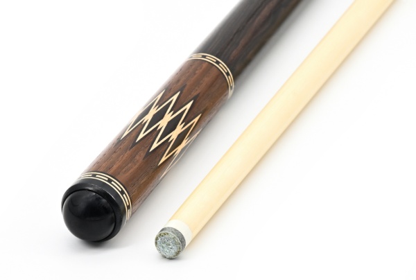 Кий / пирамида 2-pc "Vantex" (макасар, термоясень, граб)